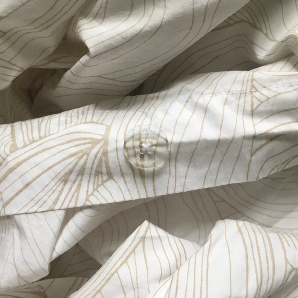Brooklinen duvet cover oyster in pebble king / cali king size